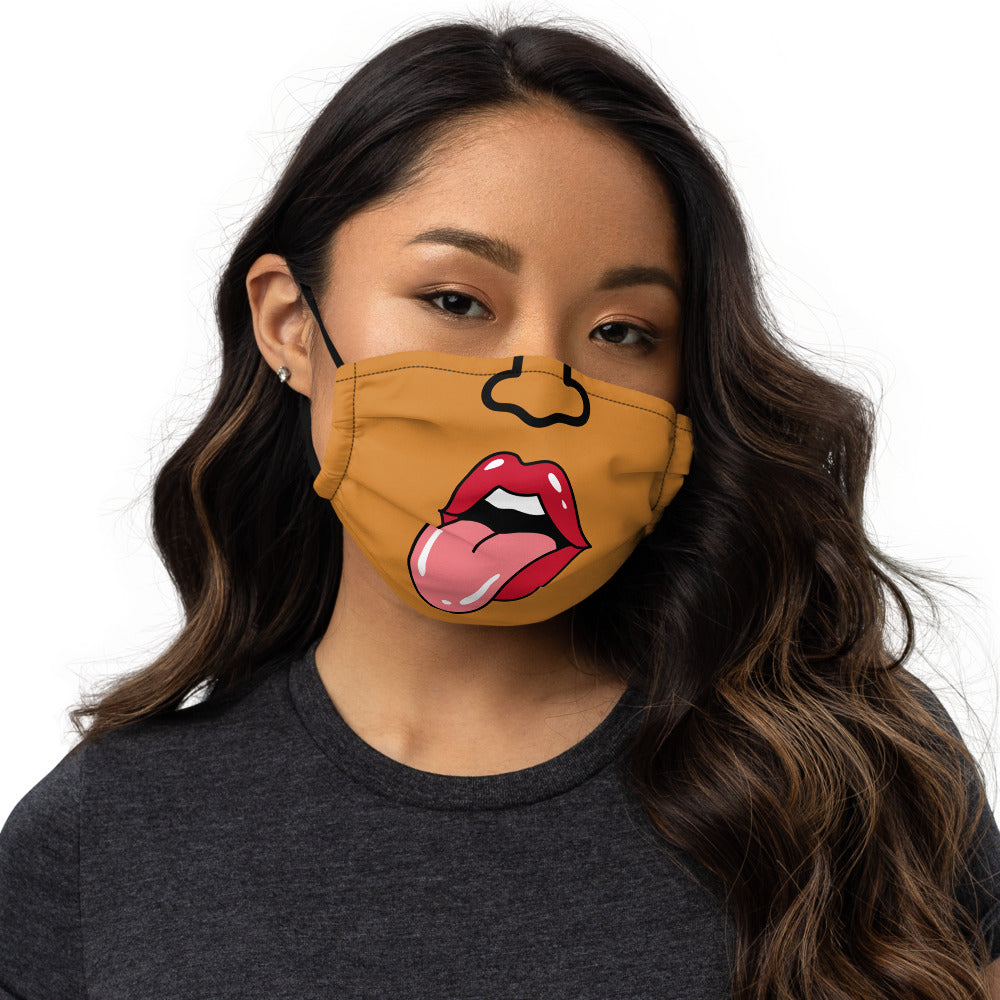 Face Mask- Bronze "Slurp"