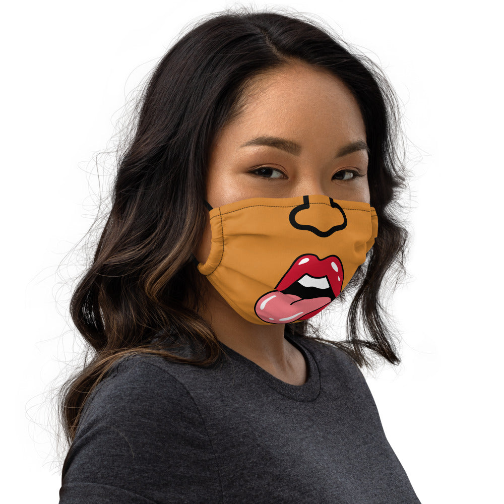 Face Mask- Bronze "Slurp"