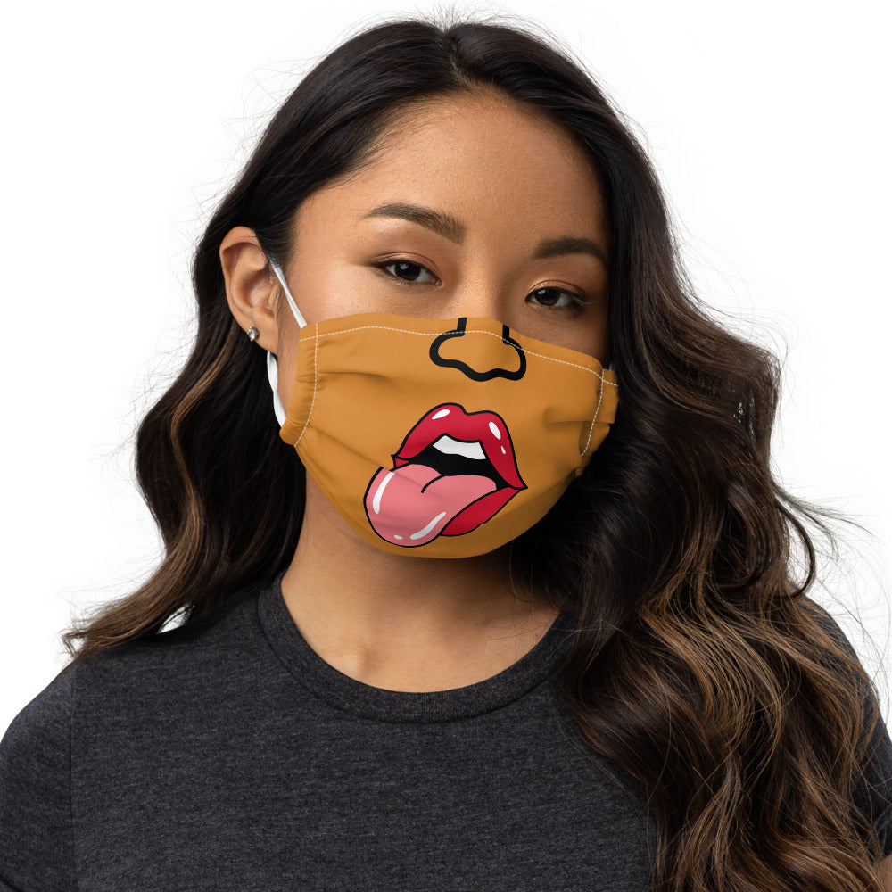 Face Mask- Bronze "Slurp"