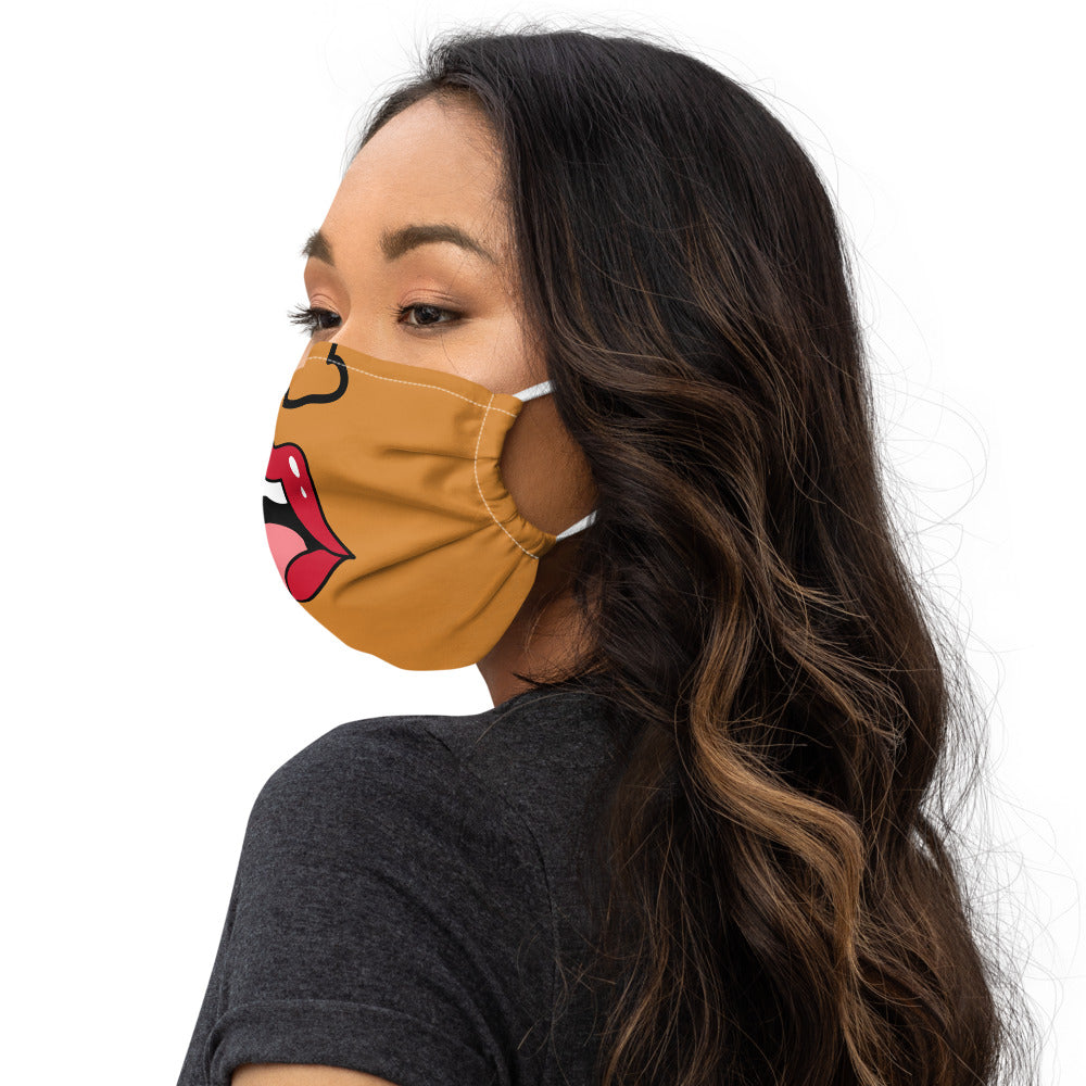 Face Mask- Bronze "Slurp"