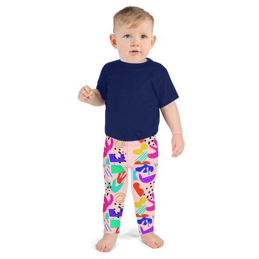 "Highly Conceptual Fruit Salad Dance Party" Kid's Leggings