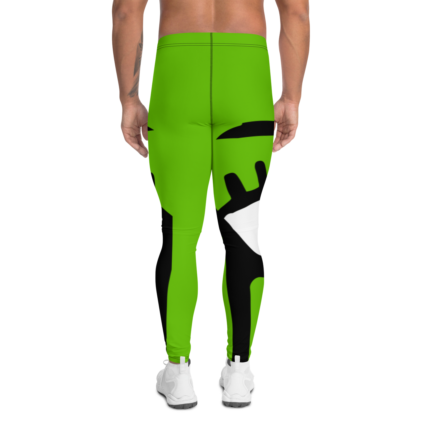 "Bright, Bold, Beautiful Vision" Men's Leggings/Kelly Green