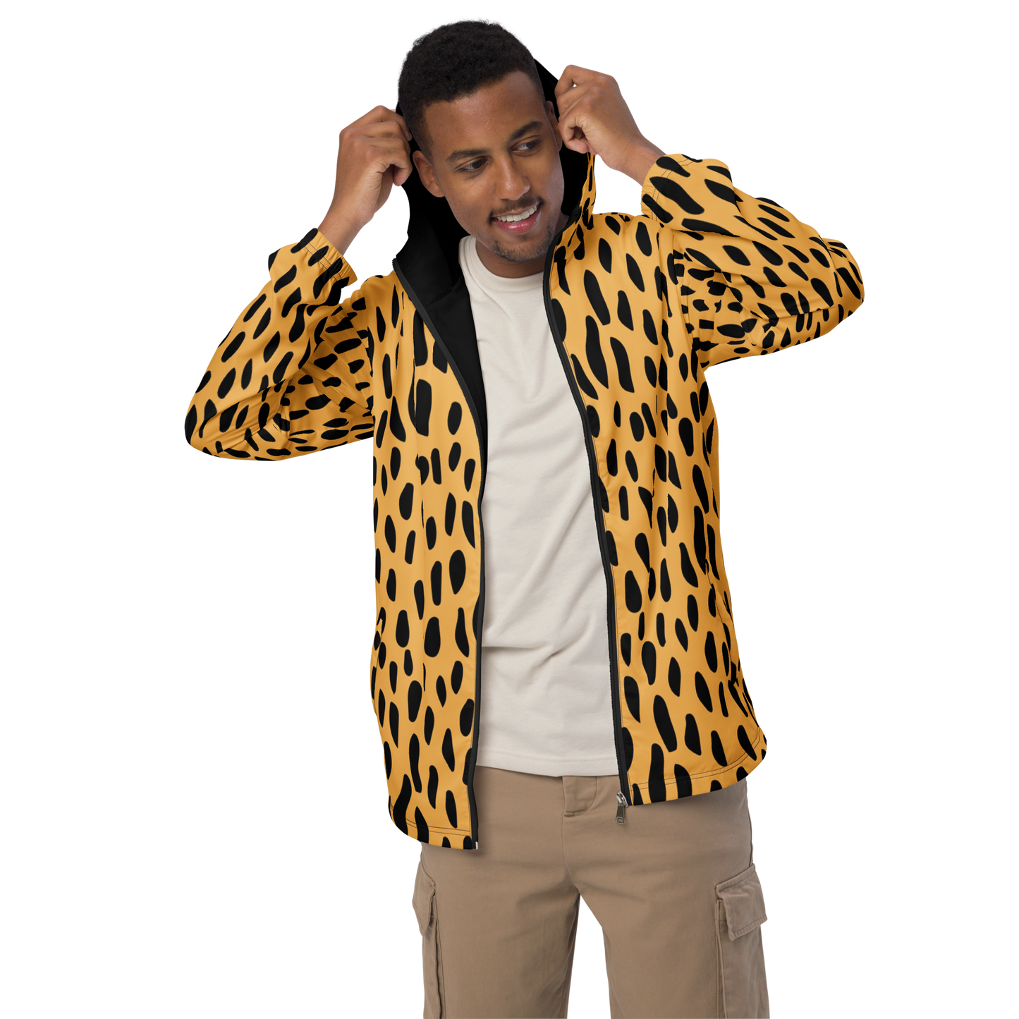 "Gold Cheetah" Windbreaker