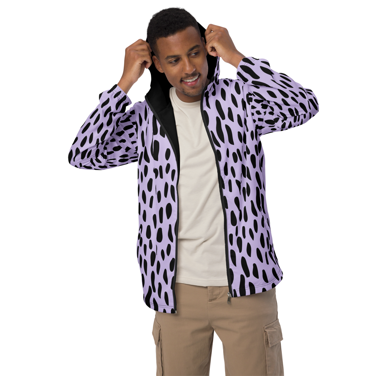 "Foggy Cheetah" Windbreaker