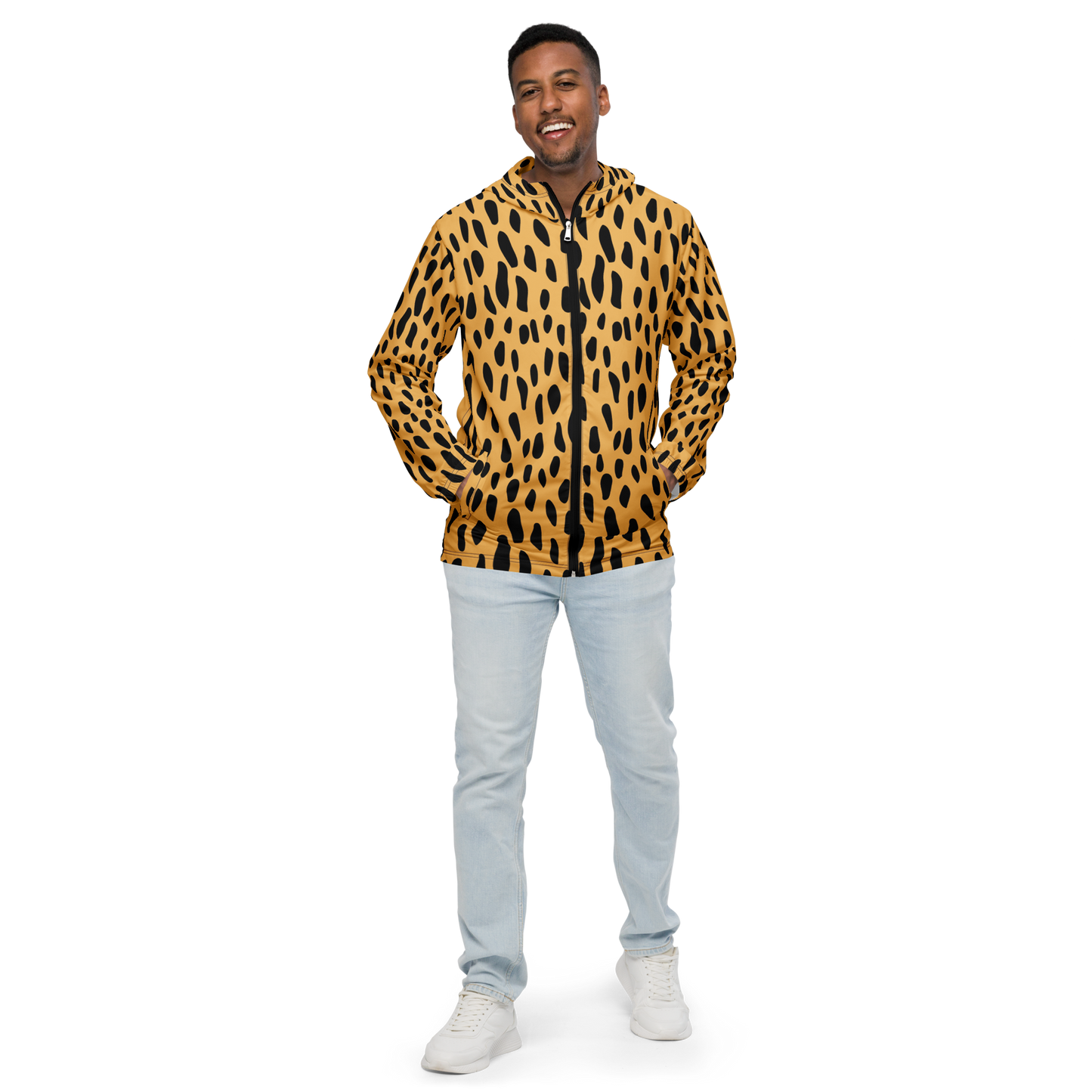 "Gold Cheetah" Windbreaker