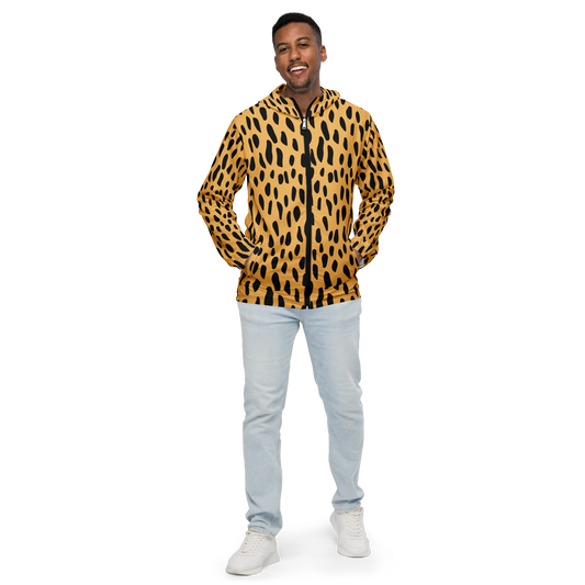 "Gold Cheetah" Windbreaker