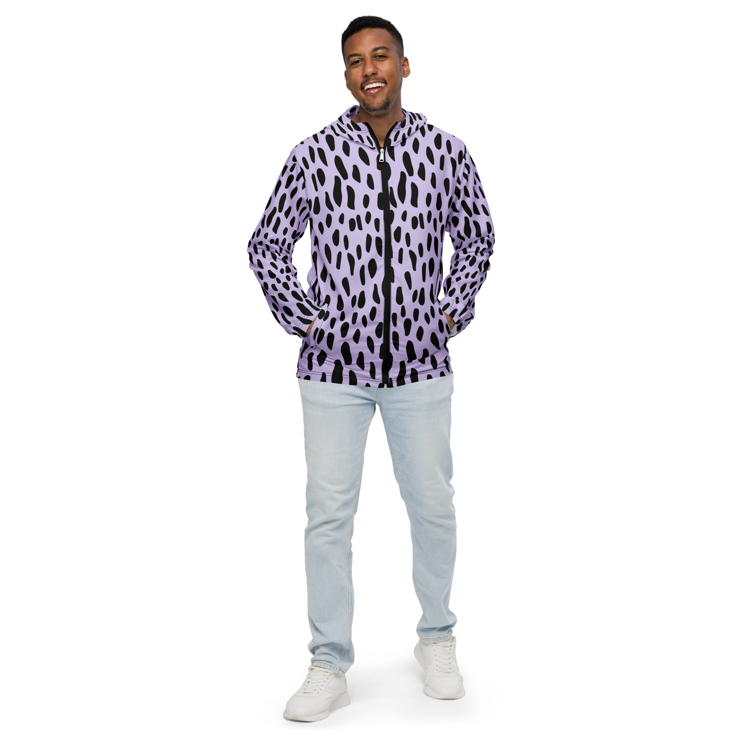 "Foggy Cheetah" Windbreaker