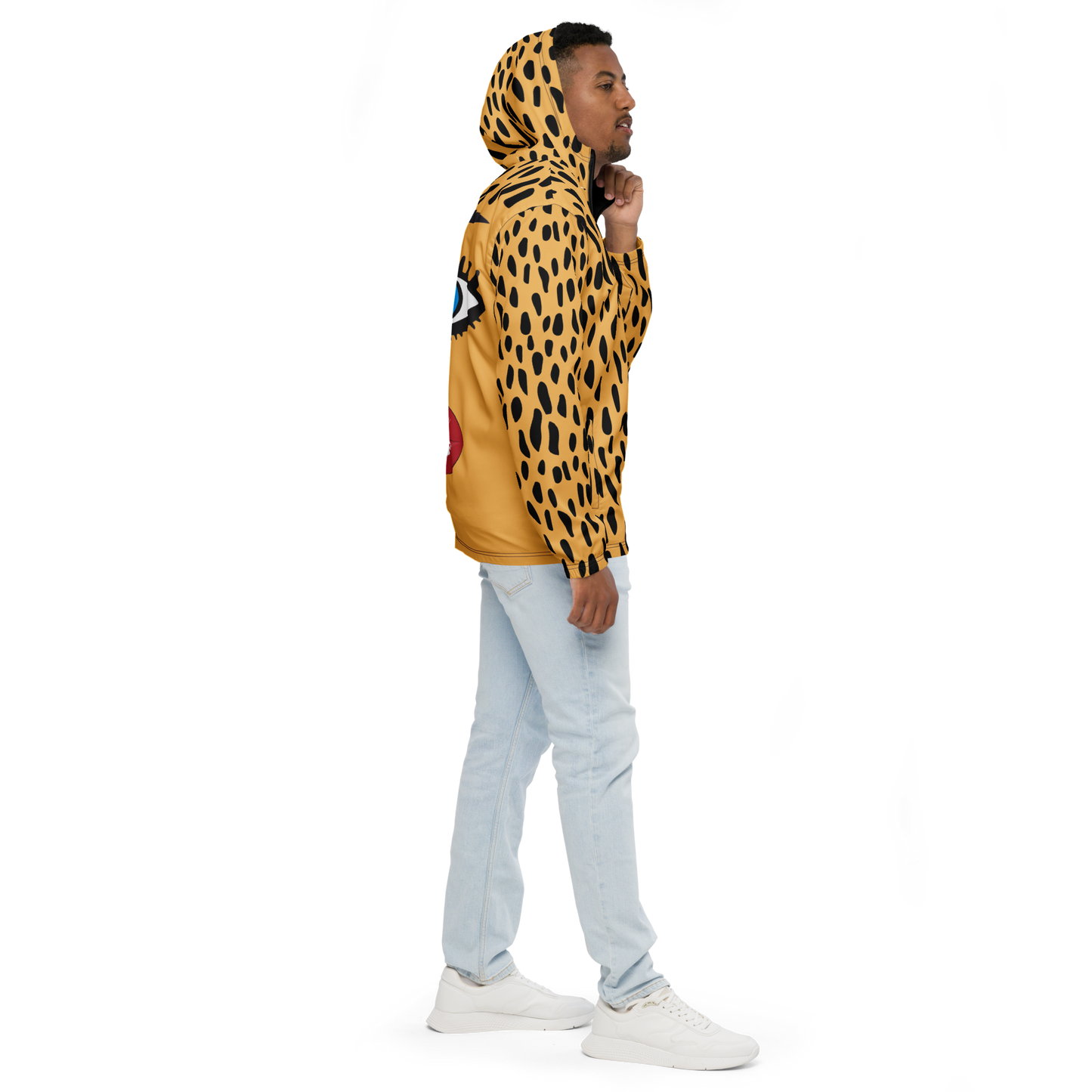 "Gold Cheetah" Windbreaker