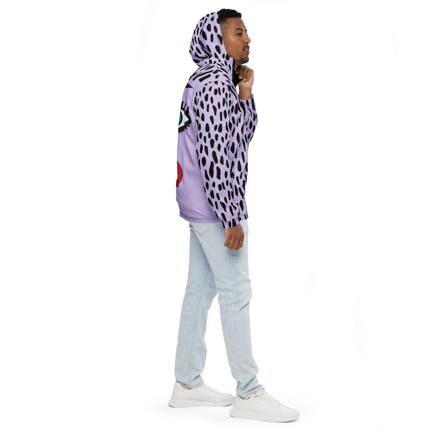 "Foggy Cheetah" Windbreaker