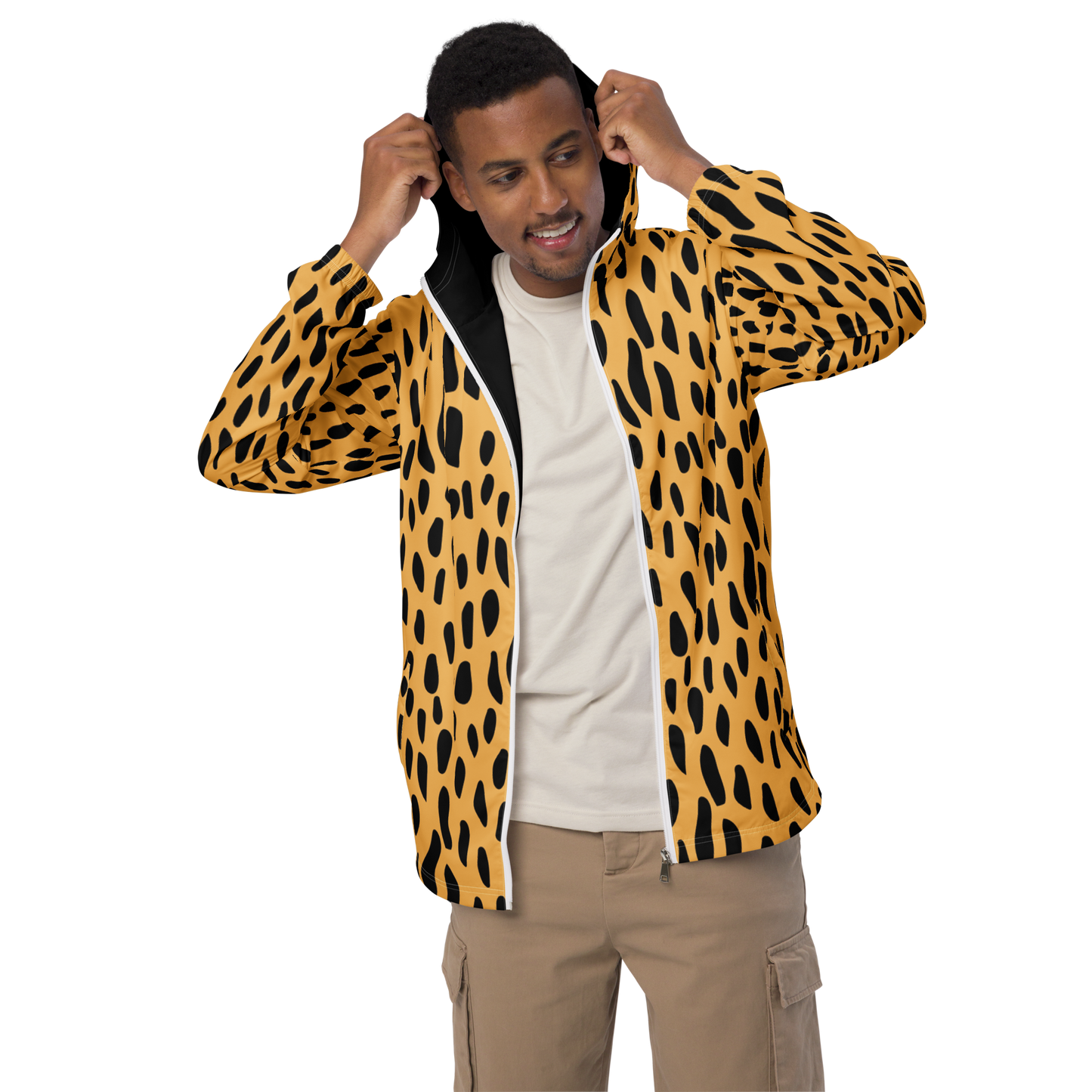 "Gold Cheetah" Windbreaker