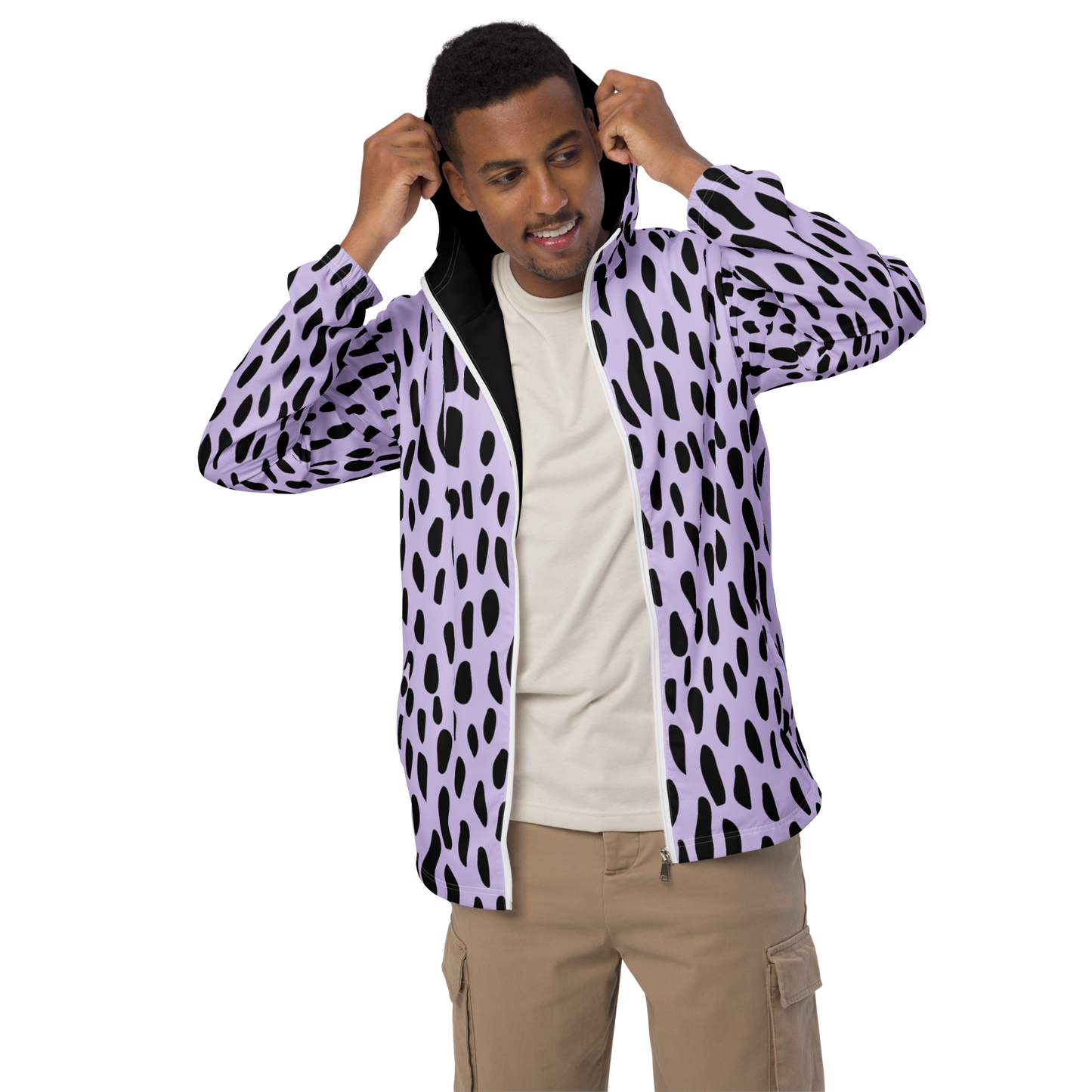 "Foggy Cheetah" Windbreaker