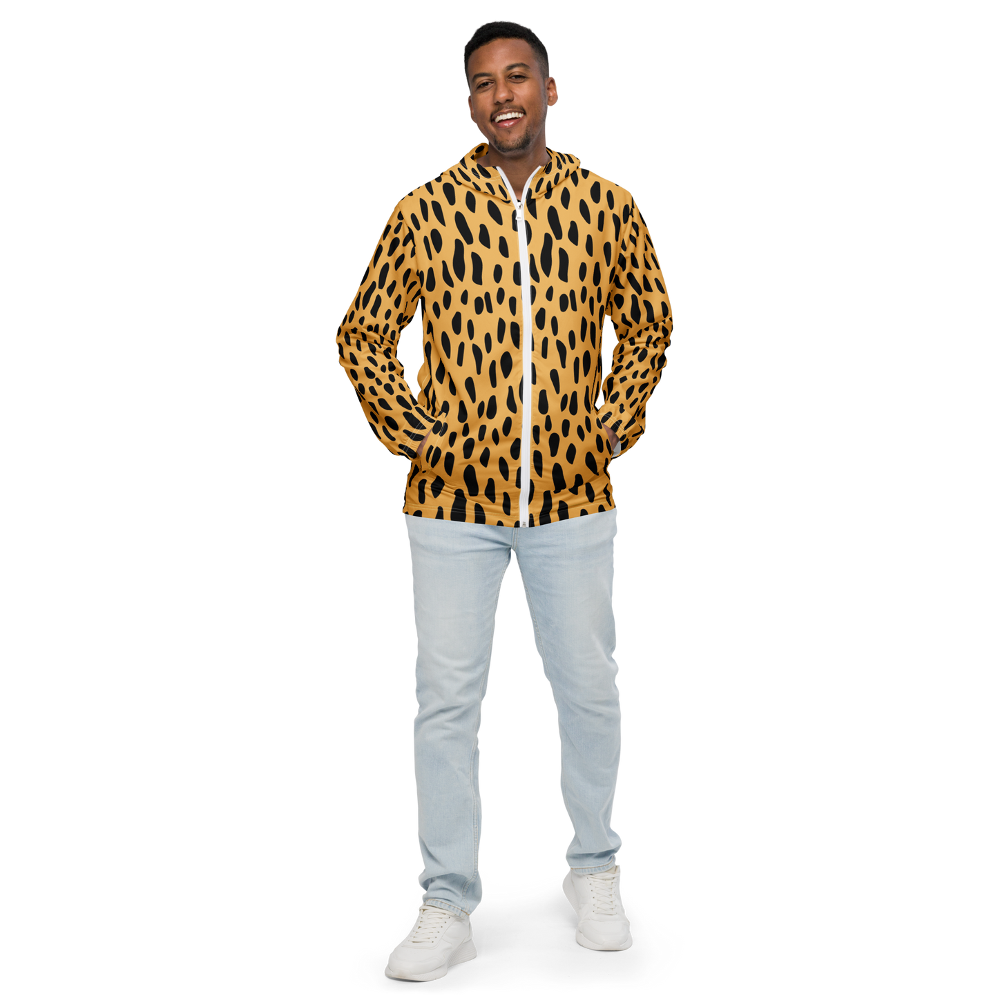 "Gold Cheetah" Windbreaker