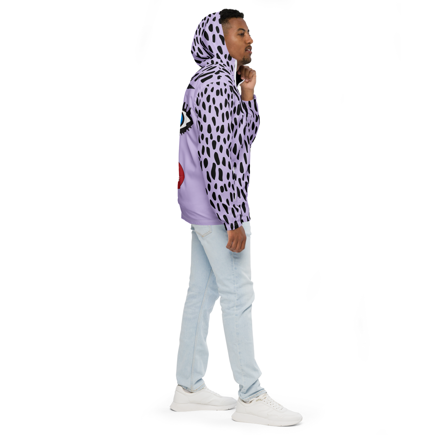 "Foggy Cheetah" Windbreaker