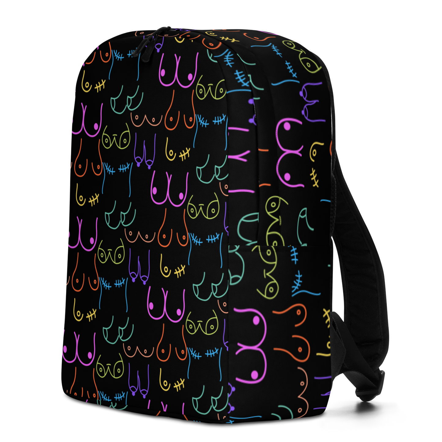 "All Boobies or No Boobies, You Are Beautiful" Minimalist Backpack