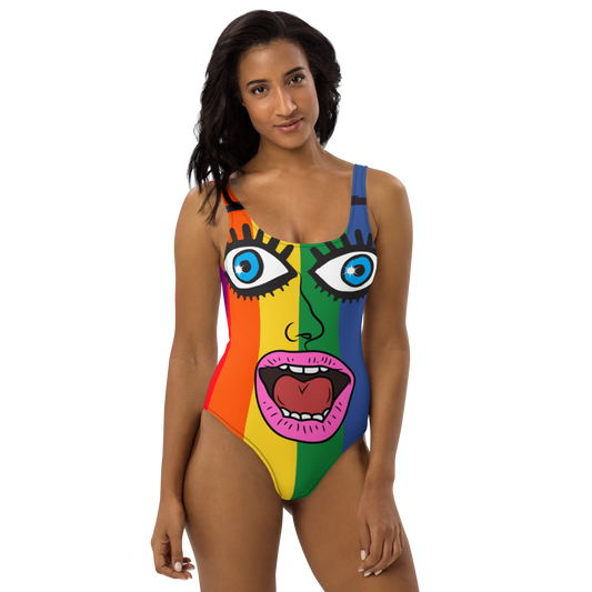 "Happy Pride" One-Piece Swimsuit