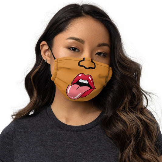 Face Mask- Bronze "Slurp"