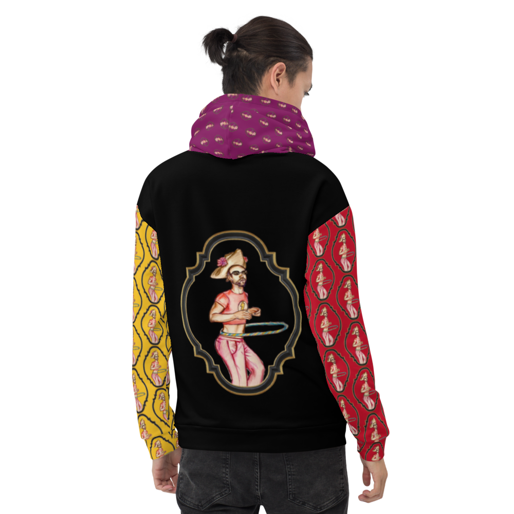 "Hula Hoop Joy Activist" Genderless Fashion Hoodie