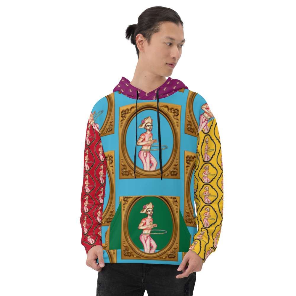 "Hula Hoop Joy Activist" Genderless Fashion Hoodie