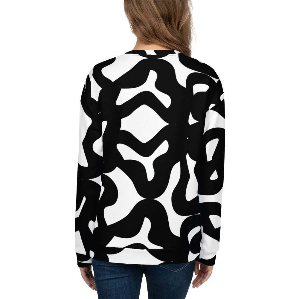 Genderless Fashion "Ink Spill" Sweatshirt