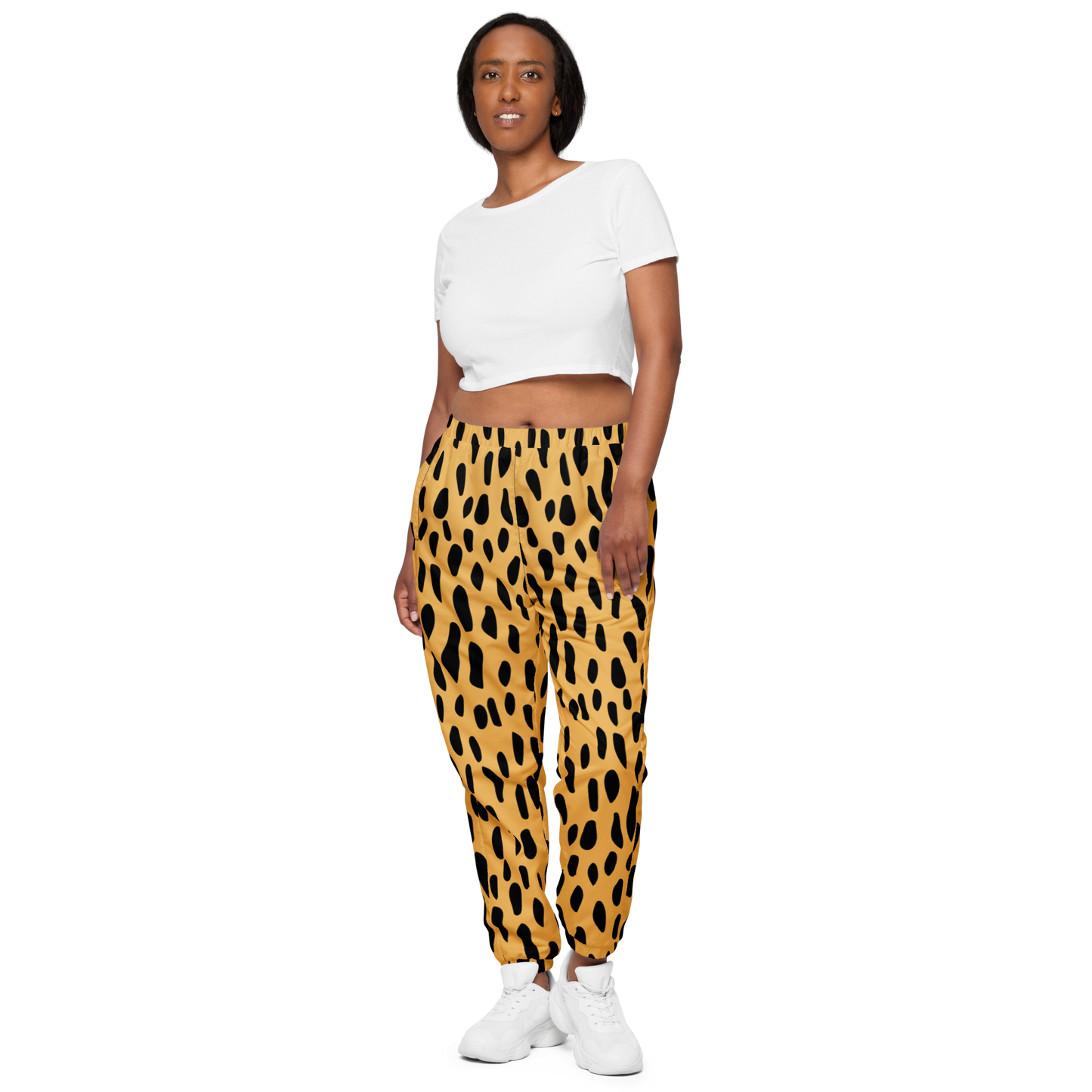 "Gold Cheetah" Track pants