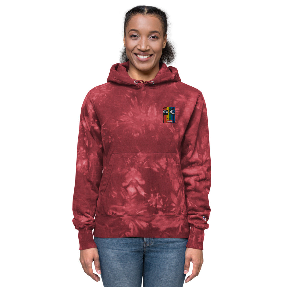 Unisex Champion tie-dye hoodie